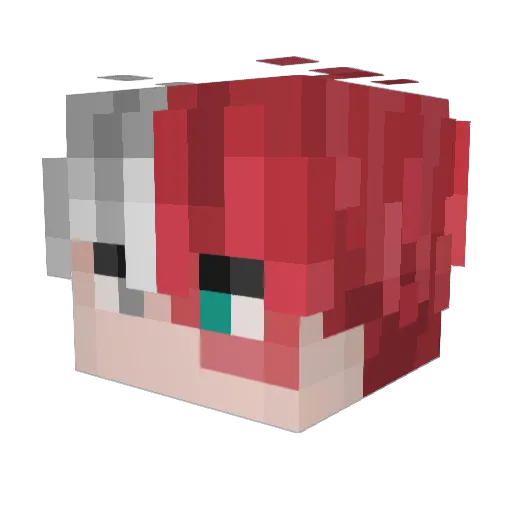 TacticalGhost03 Minecraft avatar head, 3D render