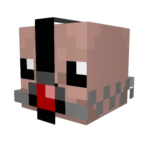 TacticalInspctr Minecraft avatar head, 3D render