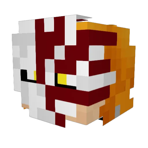 TacticalKevin Minecraft avatar head, 3D render