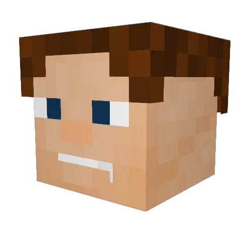 TacticalPuma4 Minecraft avatar head, 3D render