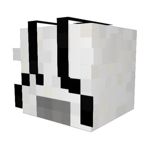 TacticalReject Minecraft avatar head, 3D render