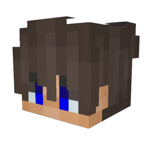 TacticalTom97 Minecraft avatar head, 3D render