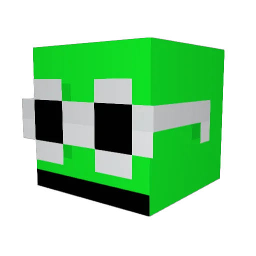 Tactical_Pancake Minecraft avatar head, 3D render