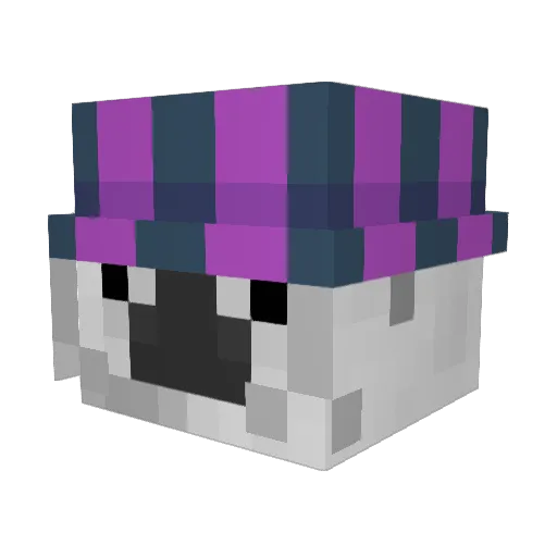 TadaSuke Minecraft avatar head, 3D render