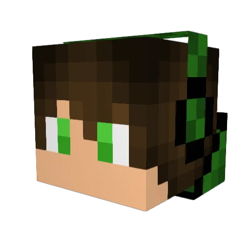 Tadarts Minecraft avatar head, 3D render