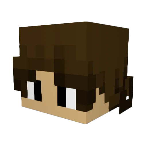 Tadash1_cz Minecraft avatar head, 3D render