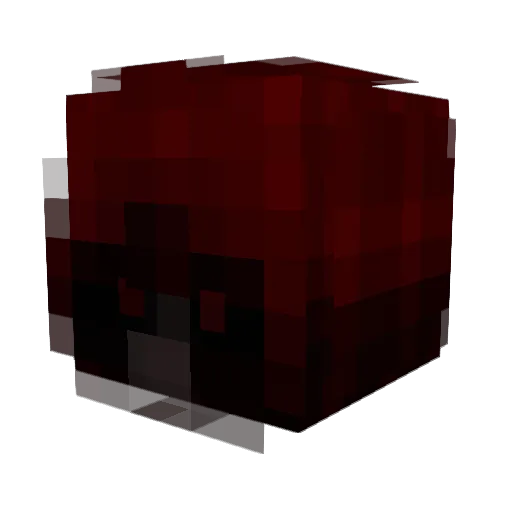 Tadayo99 Minecraft avatar head, 3D render