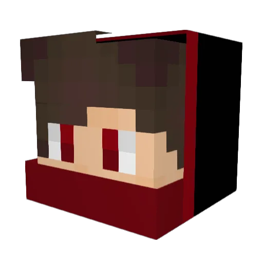 TadeRRa_ Minecraft avatar head, 3D render