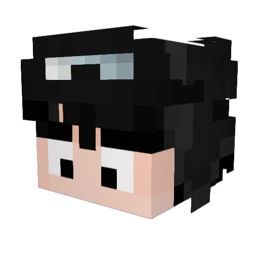 Tadeos_ Minecraft avatar head, 3D render