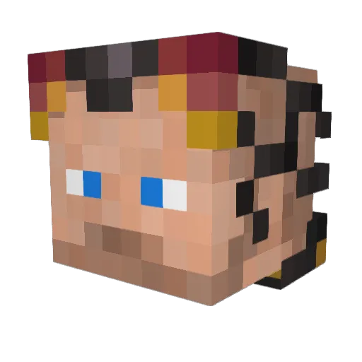 Tadeusz99 Minecraft avatar head, 3D render