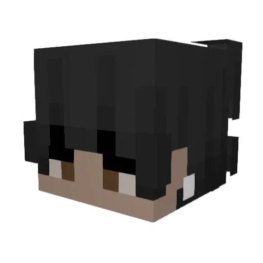 Tadooomy Minecraft avatar head, 3D render