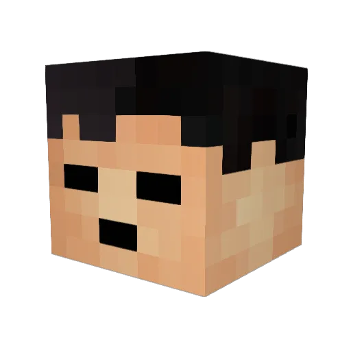 Tadz1k__ Minecraft avatar head, 3D render