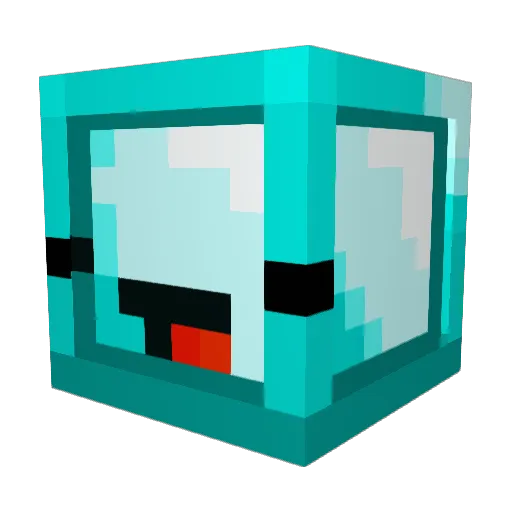 TaeHyung27 Minecraft avatar head, 3D render
