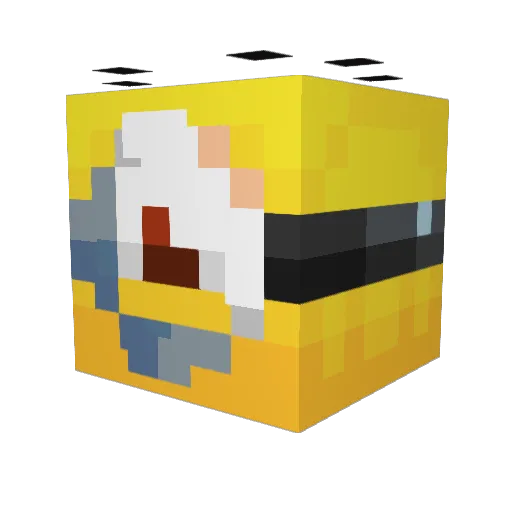 TaeSlayerBoi Minecraft avatar head, 3D render