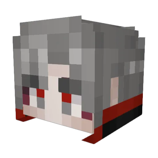 Taeiren_0311 Minecraft avatar head, 3D render
