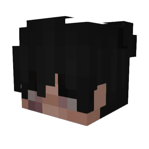 Taelol Minecraft avatar head, 3D render