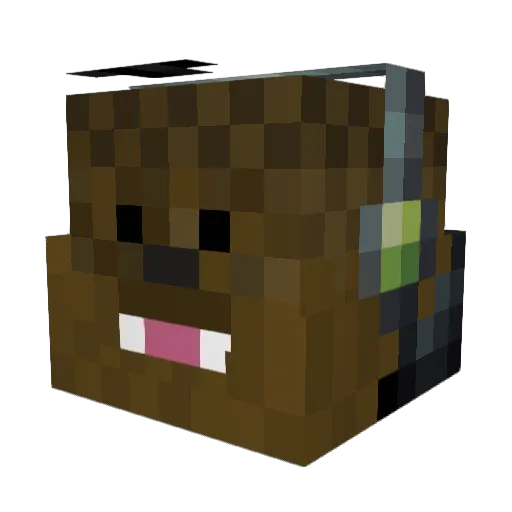 Taemarr Minecraft avatar head, 3D render