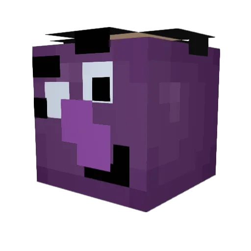 Taewook0204 Minecraft avatar head, 3D render
