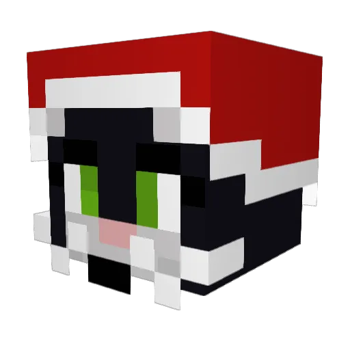 Taffei Minecraft avatar head, 3D render
