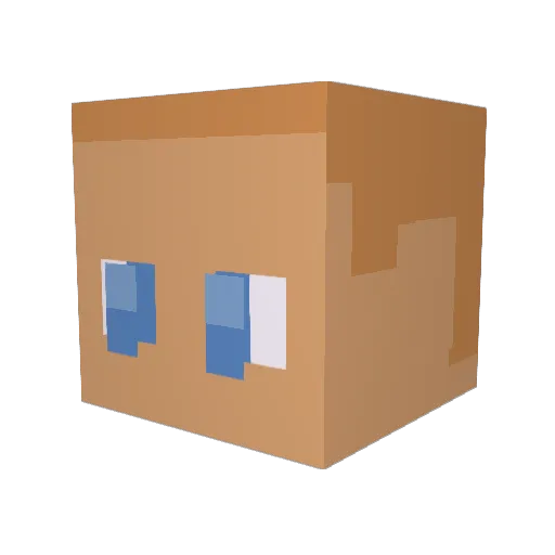 Taffy_TTA Minecraft avatar head, 3D render