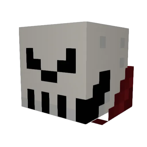 Tagartis Minecraft avatar head, 3D render