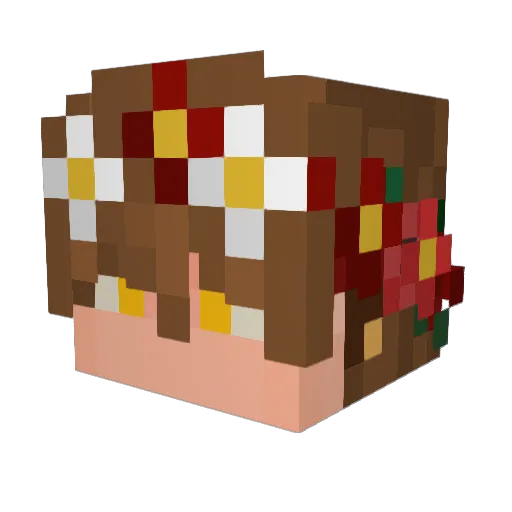 Tagazouli Minecraft avatar head, 3D render