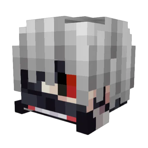 TahaAlhilfi Minecraft avatar head, 3D render