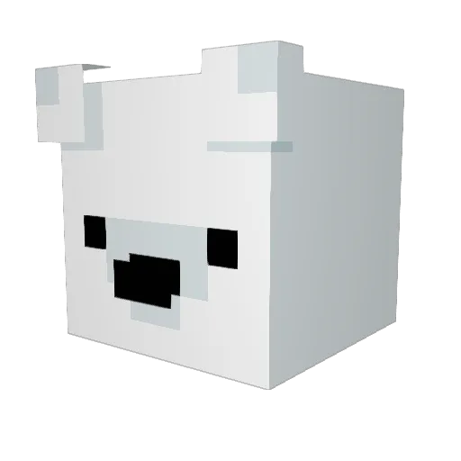 Taha_Kh Minecraft avatar head, 3D render
