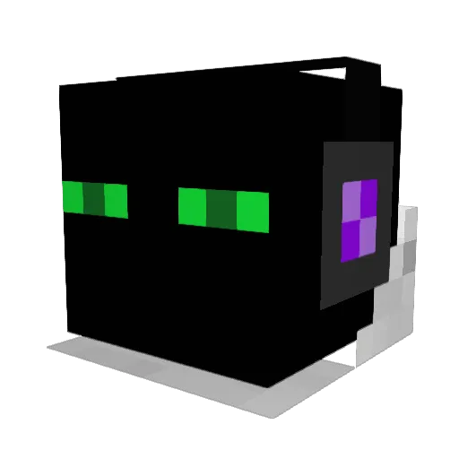 Tahq Minecraft avatar head, 3D render
