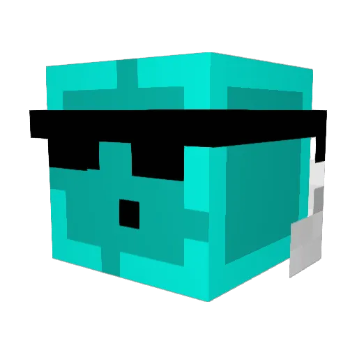 Taibo001 Minecraft avatar head, 3D render