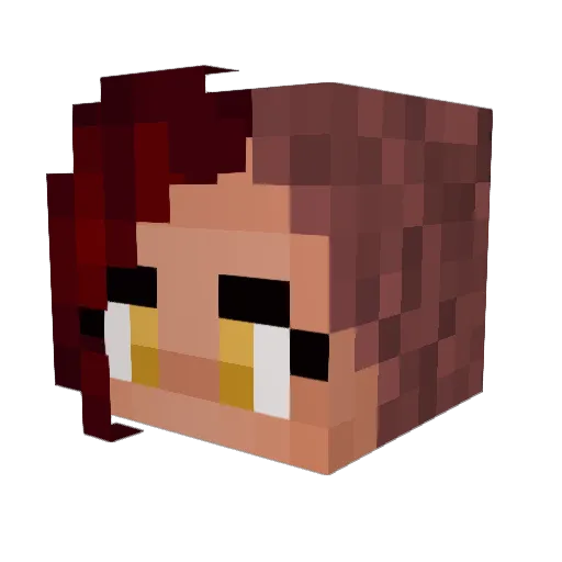 Taiga_Wolves Minecraft avatar head, 3D render