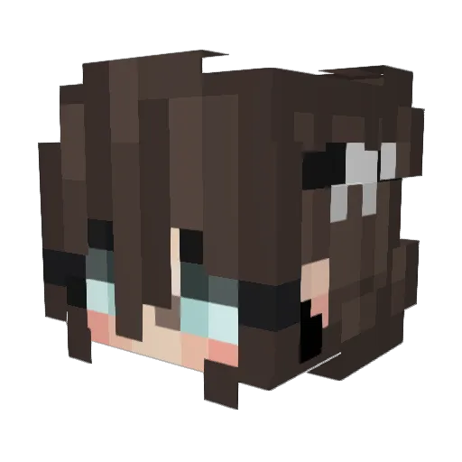 Taih_ Minecraft avatar head, 3D render