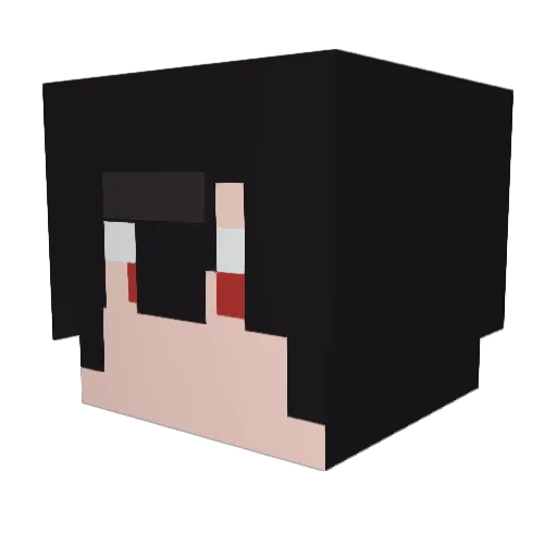 Taikichi86 Minecraft avatar head, 3D render