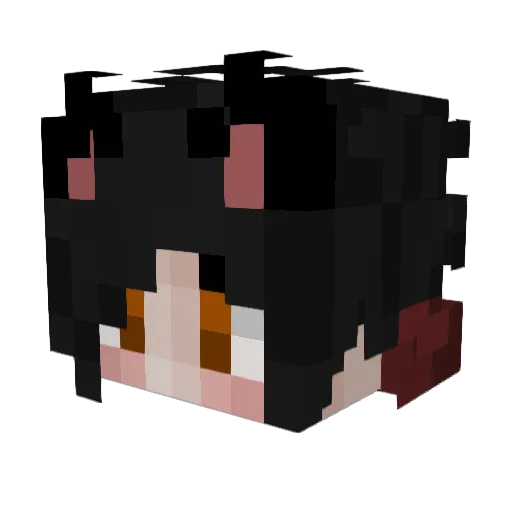 TailBleh Minecraft avatar head, 3D render