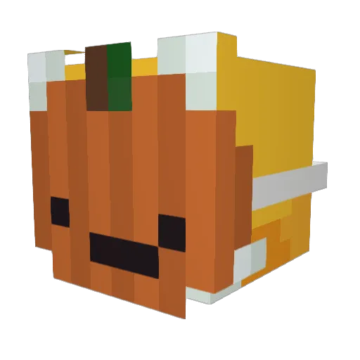 TailsXCream Minecraft avatar head, 3D render