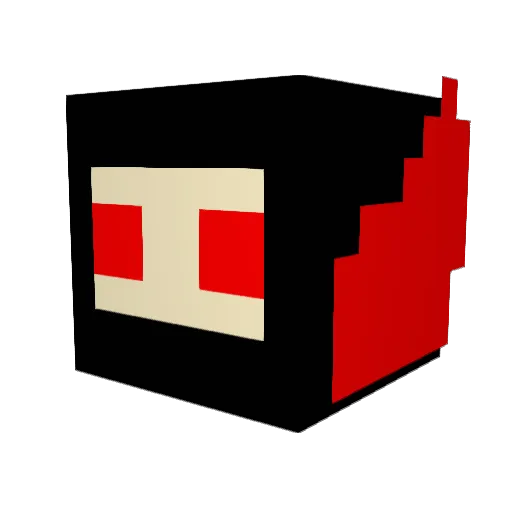 Tailsdoll11 Minecraft avatar head, 3D render