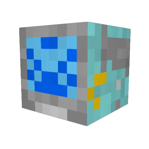 Tain122 Minecraft avatar head, 3D render