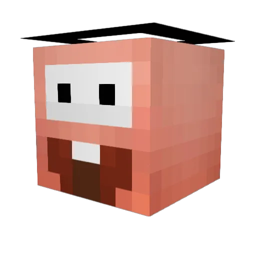 Tain_sha Minecraft avatar head, 3D render