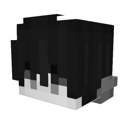 TainaEvl Minecraft avatar head, 3D render