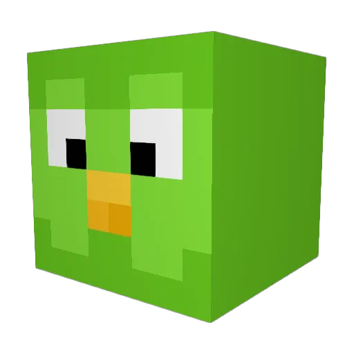 TaintConsumer Minecraft avatar head, 3D render