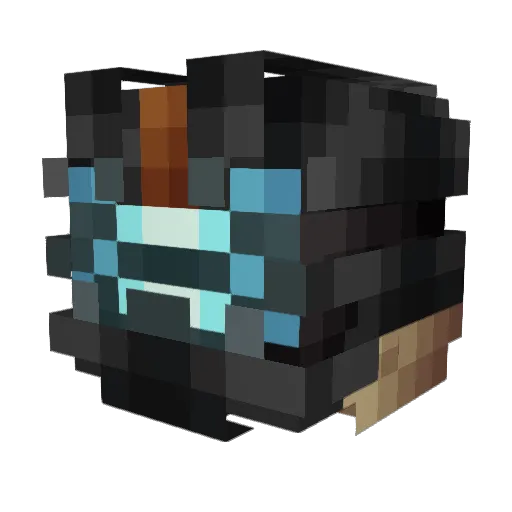 TaintedLight Minecraft avatar head, 3D render