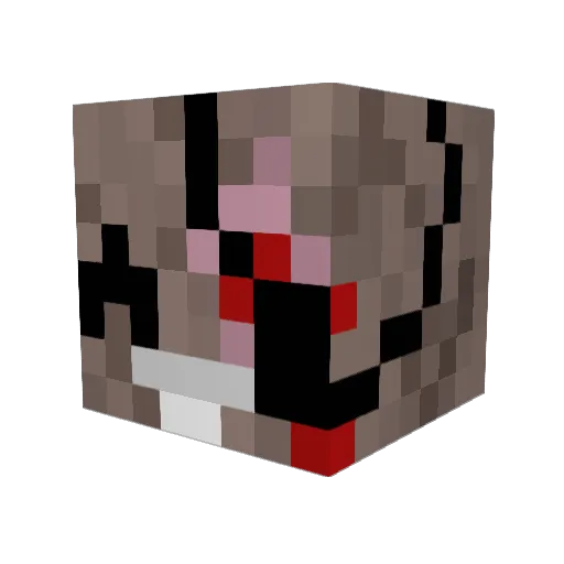 Tainted_Cain Minecraft avatar head, 3D render