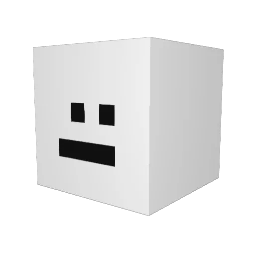 Taio__ Minecraft avatar head, 3D render