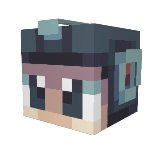 TairyHesticles Minecraft avatar head, 3D render