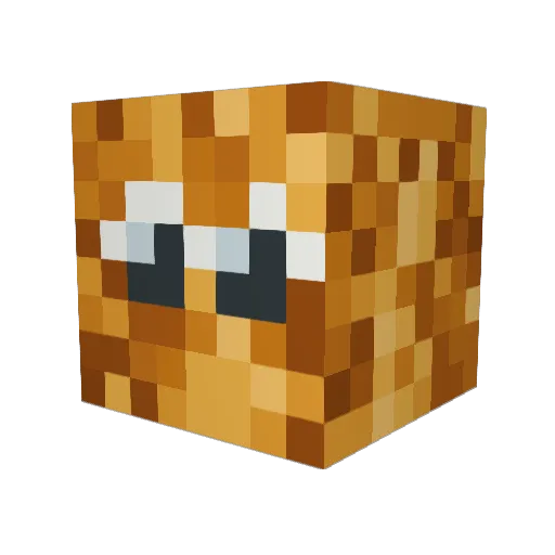 Taitor805 Minecraft avatar head, 3D render