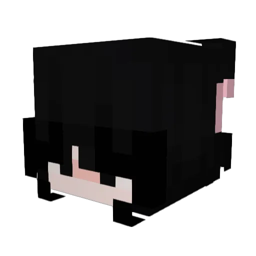 Taivah Minecraft avatar head, 3D render