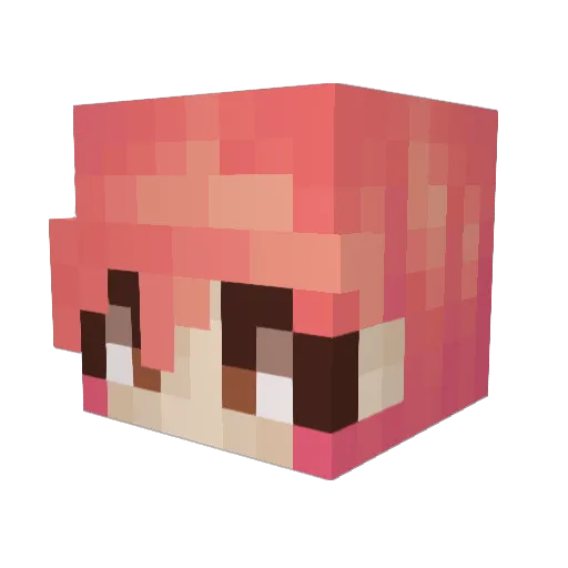 TaiwanNumbaWon Minecraft avatar head, 3D render