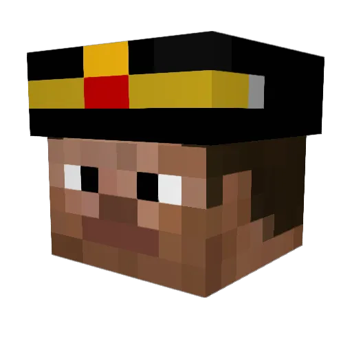 Taiwan_cookie Minecraft avatar head, 3D render
