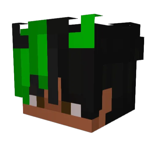 Taiyo999 Minecraft avatar head, 3D render