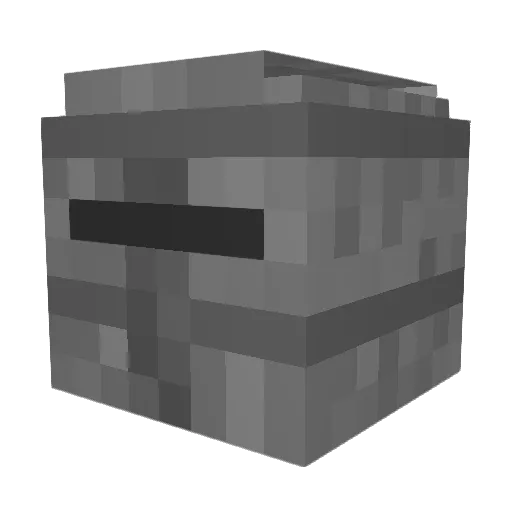 TaiyouArms0203 Minecraft avatar head, 3D render